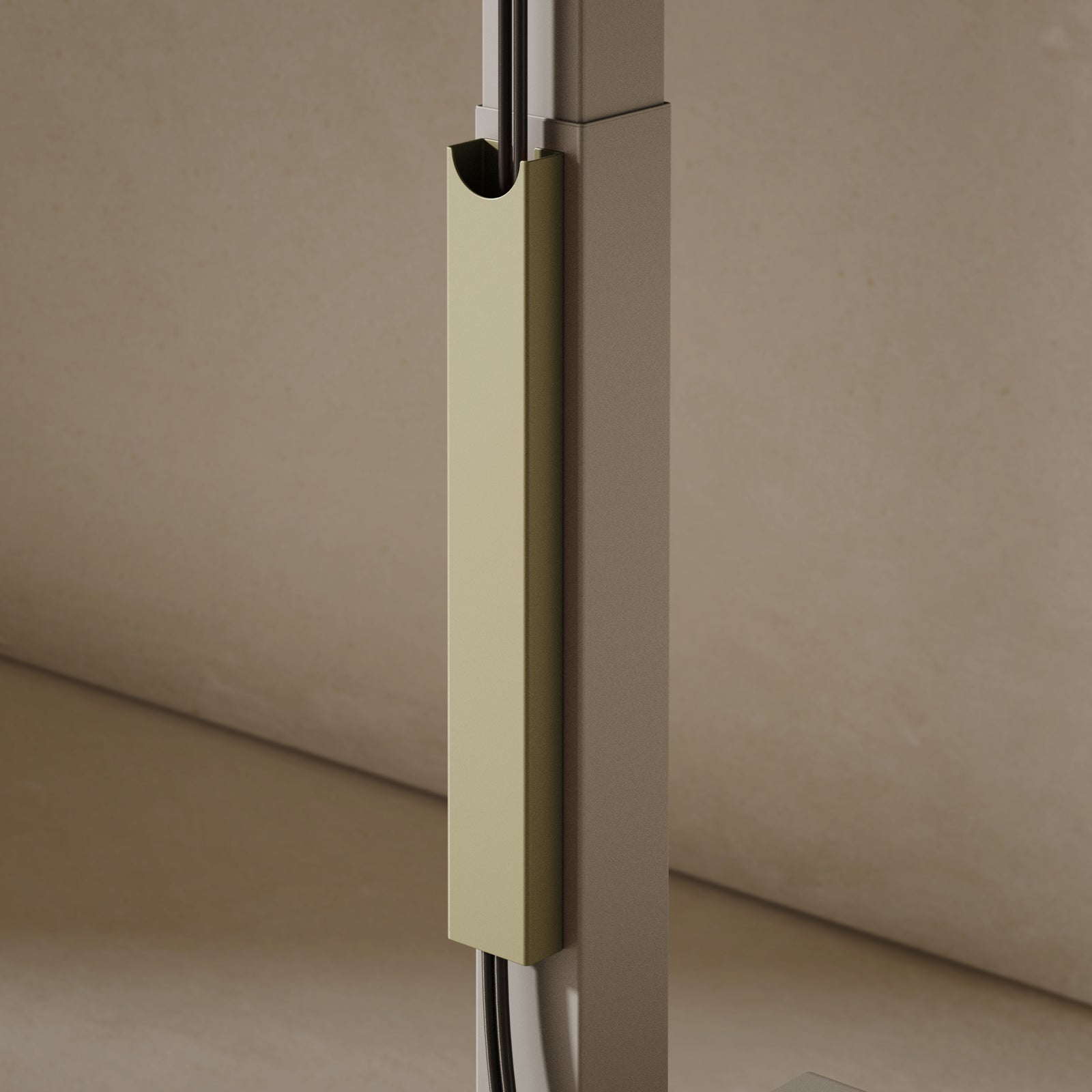 Magnetic cable channel