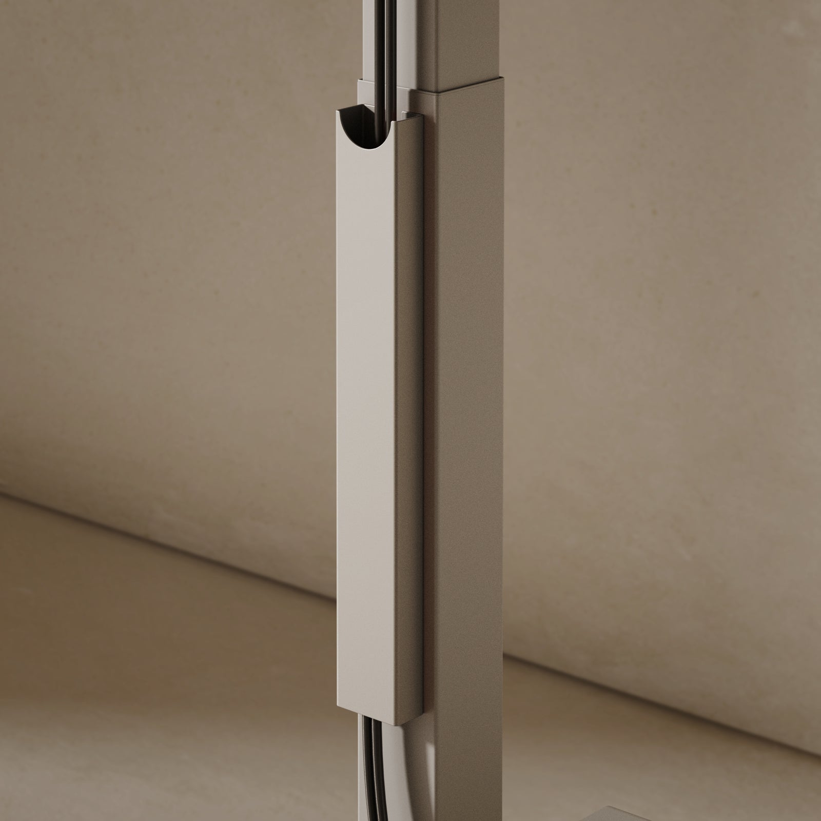 Magnetic cable channel