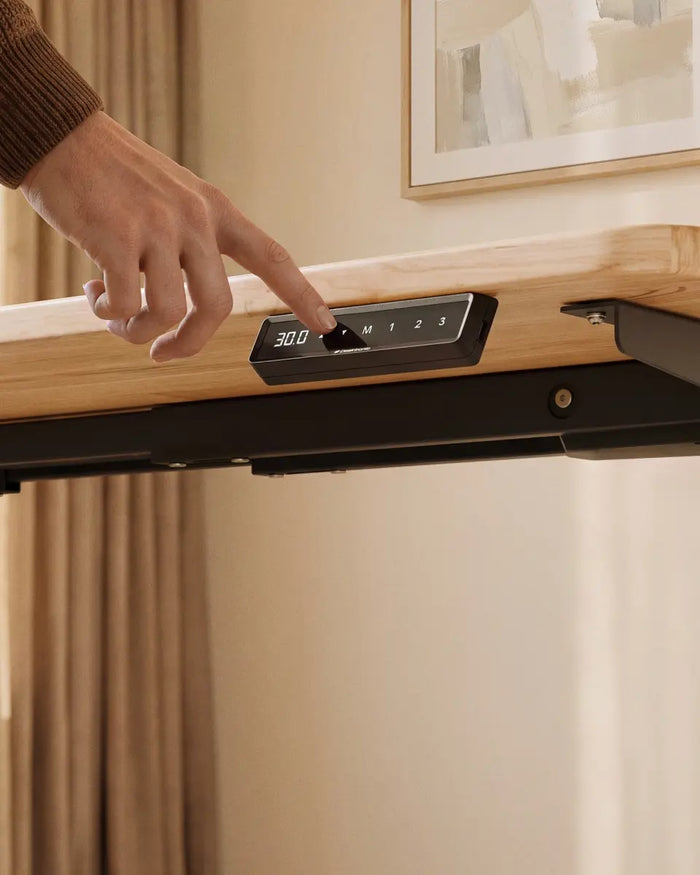 How to reset a standing desk that won't move