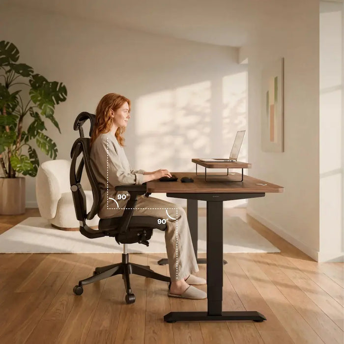 What is the 90-degree sitting position?