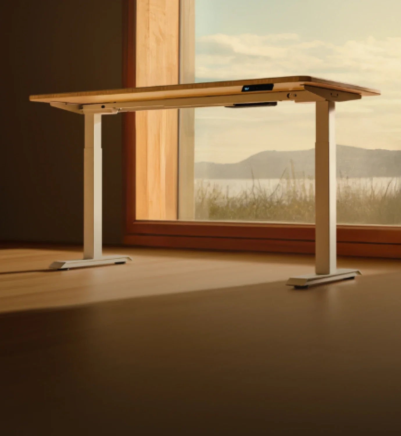 Height-adjustable desks