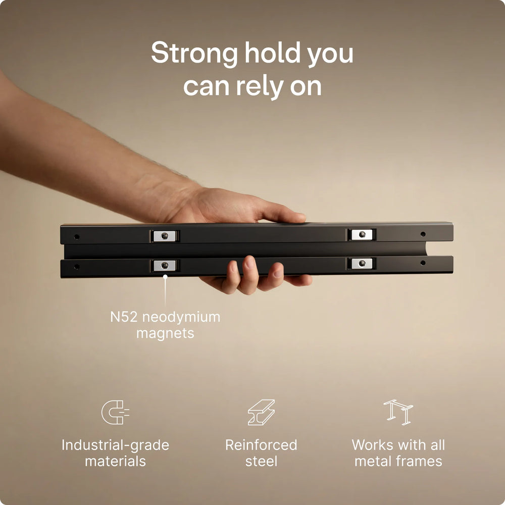 Magnetic cable channel