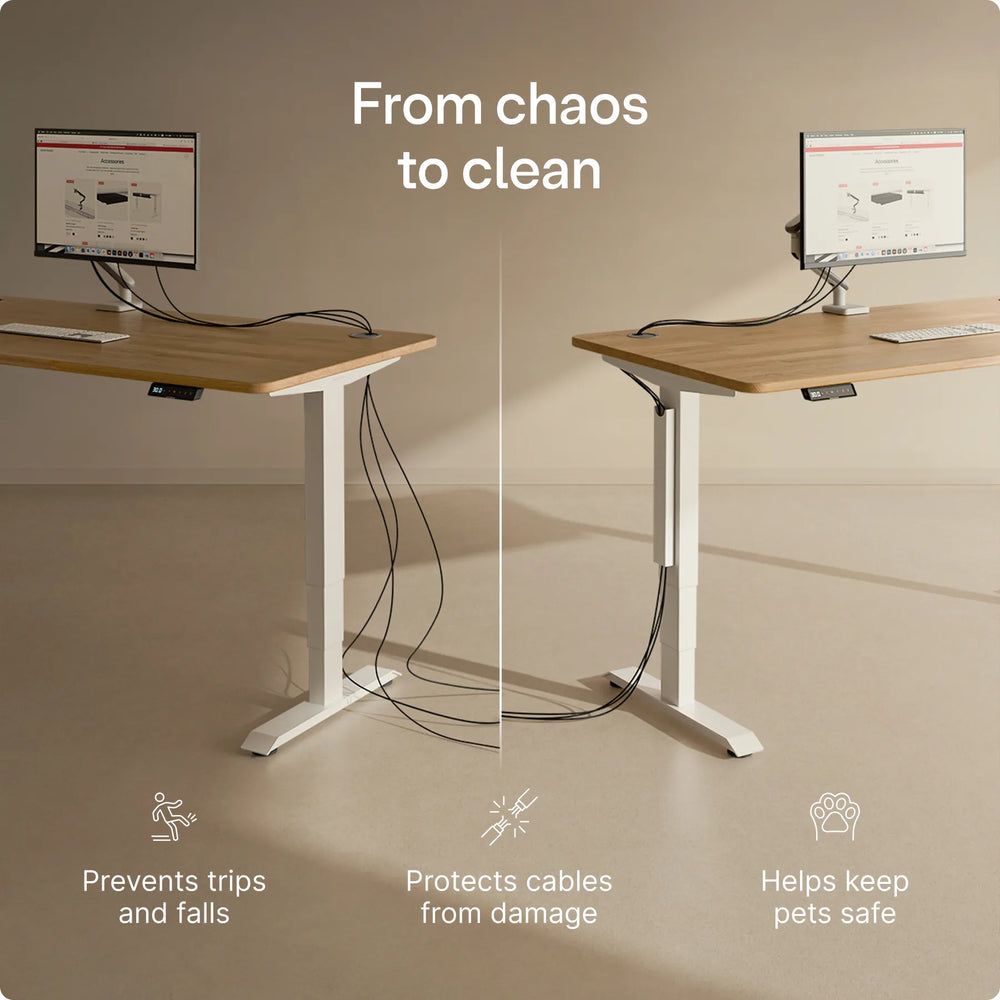 Magnetic cable channel