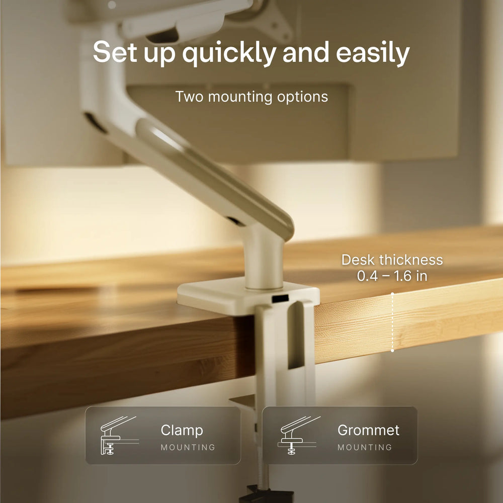 Monitor arm