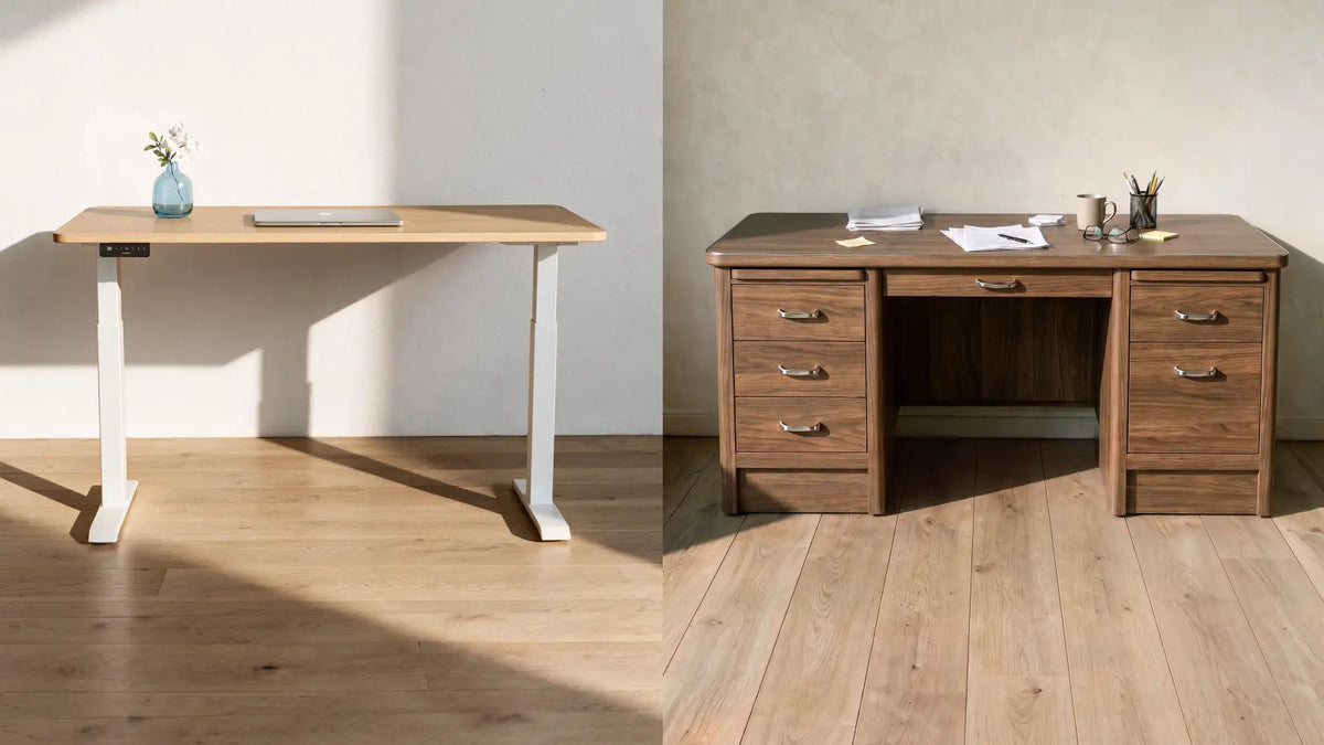 Standing desk vs traditional (regular) desk: which one should you choose?